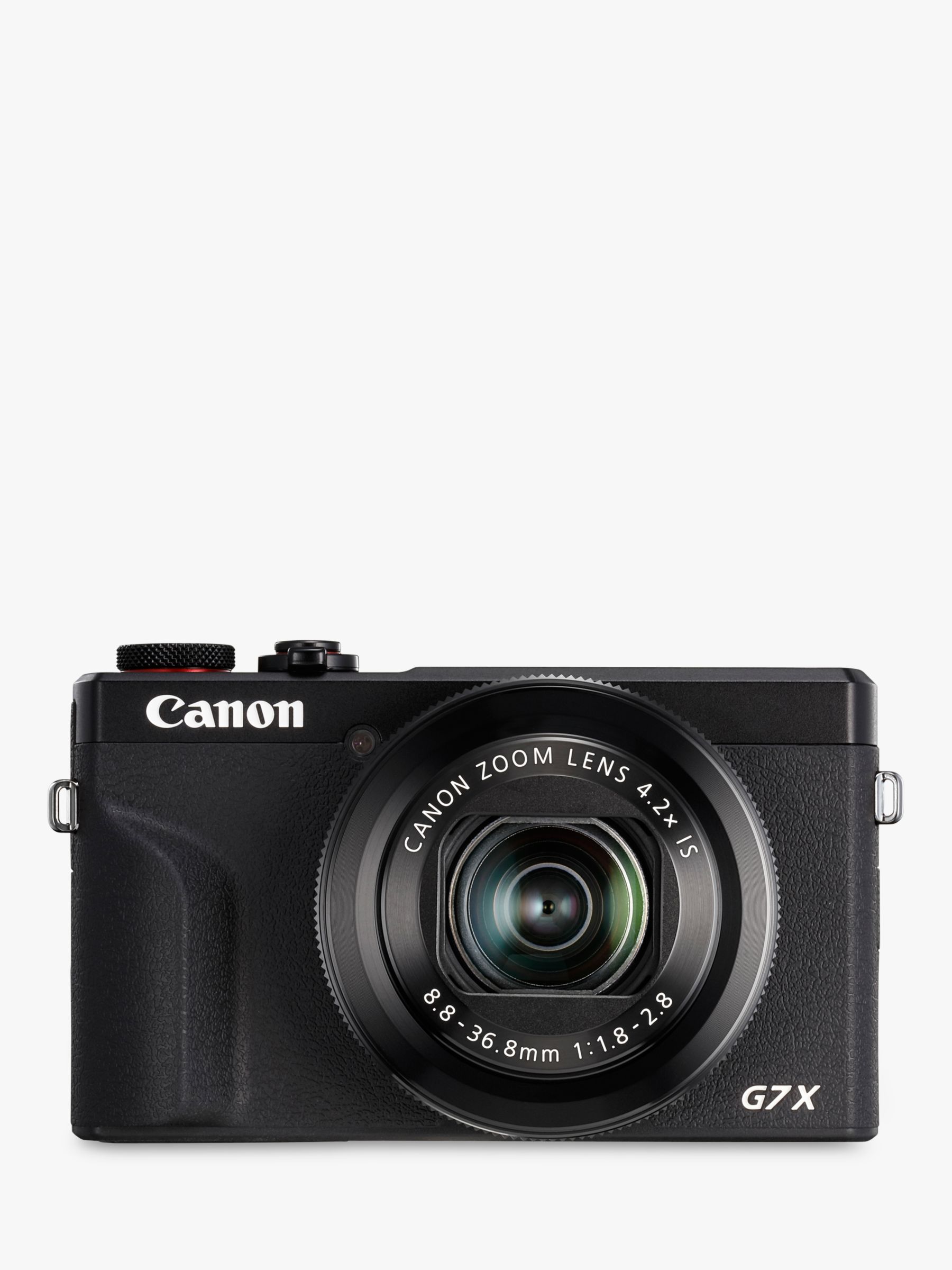 Canon PowerShot G7 X Mark III Digital Camera, 4K Ultra HD, 20.1MP, 4.2x  Optical Zoom, Wi-Fi, Bluetooth, 3 Tilting Touch Screen, Black