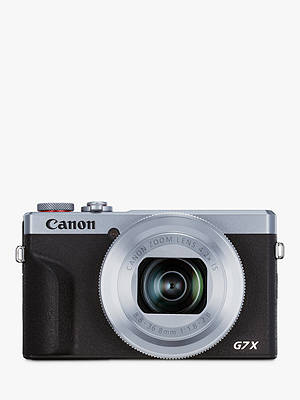 Buy Canon PowerShot G7 X Mark III Digital Camera, 4K Ultra HD, 20.1MP, 4.2x Optical Zoom, Wi-Fi, Bluetooth, 3" Tilting Touch Screen, Silver Online at johnlewis.com