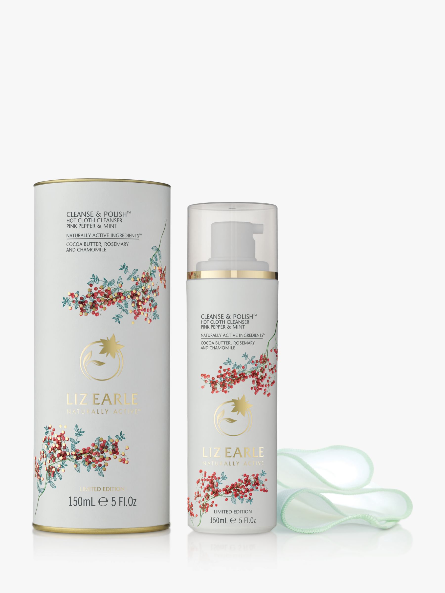 Liz Earle Cleanse And Polish™ Hot Cloth Cleanser Pink Peppercorn And Mint Limited Edition 150ml At