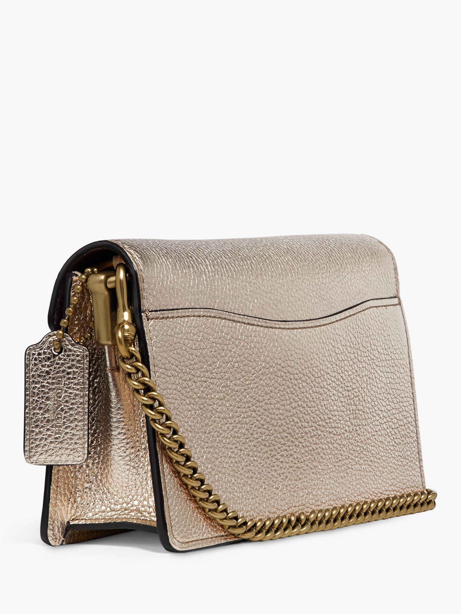 Coach Tabby Leather Chain Cross Body Bag at John Lewis & Partners