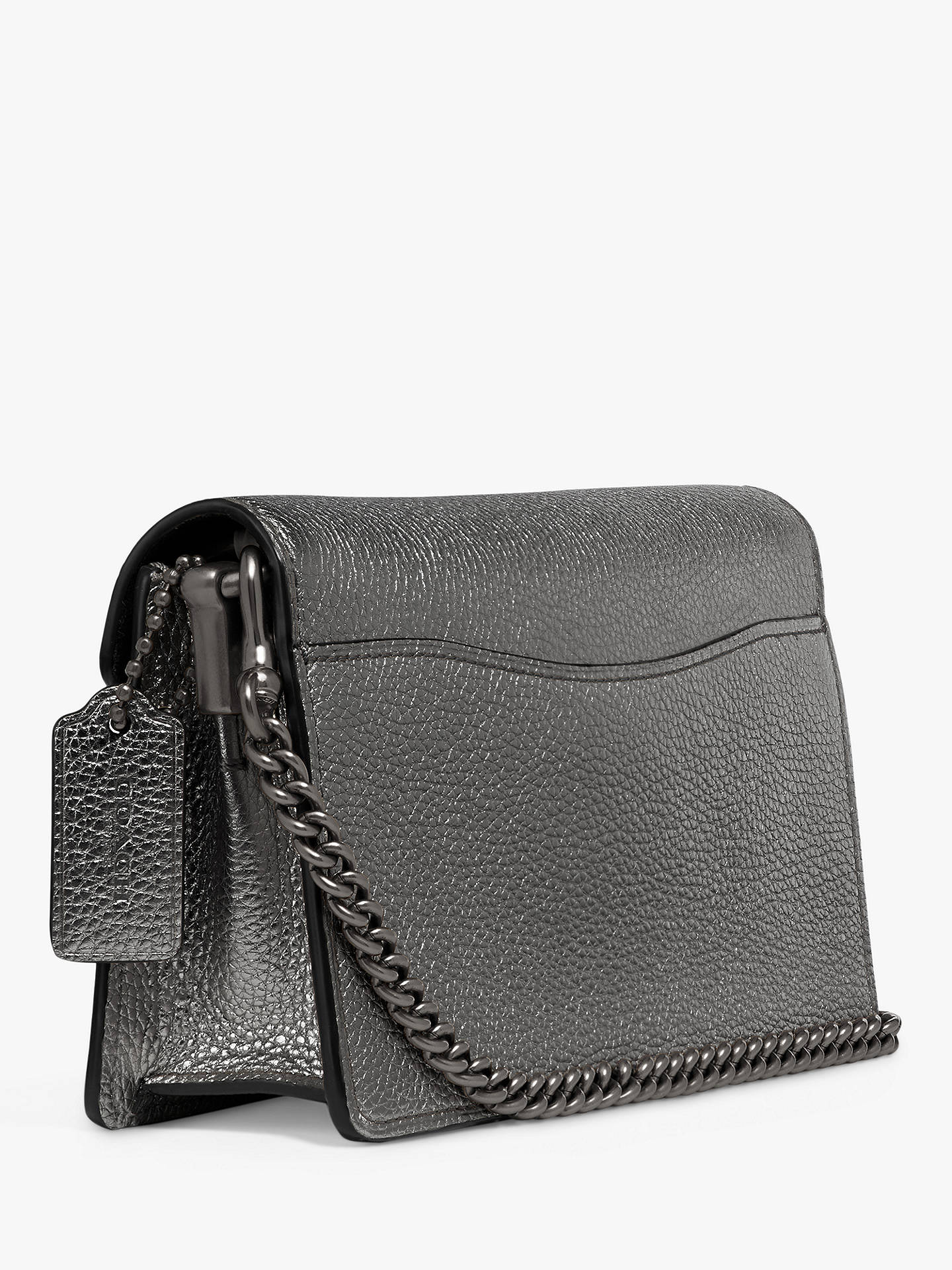 Coach Tabby Leather Chain Cross Body Bag at John Lewis & Partners