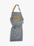 Paxton and Whitfield Recycled Cotton Canvas Apron, Grey