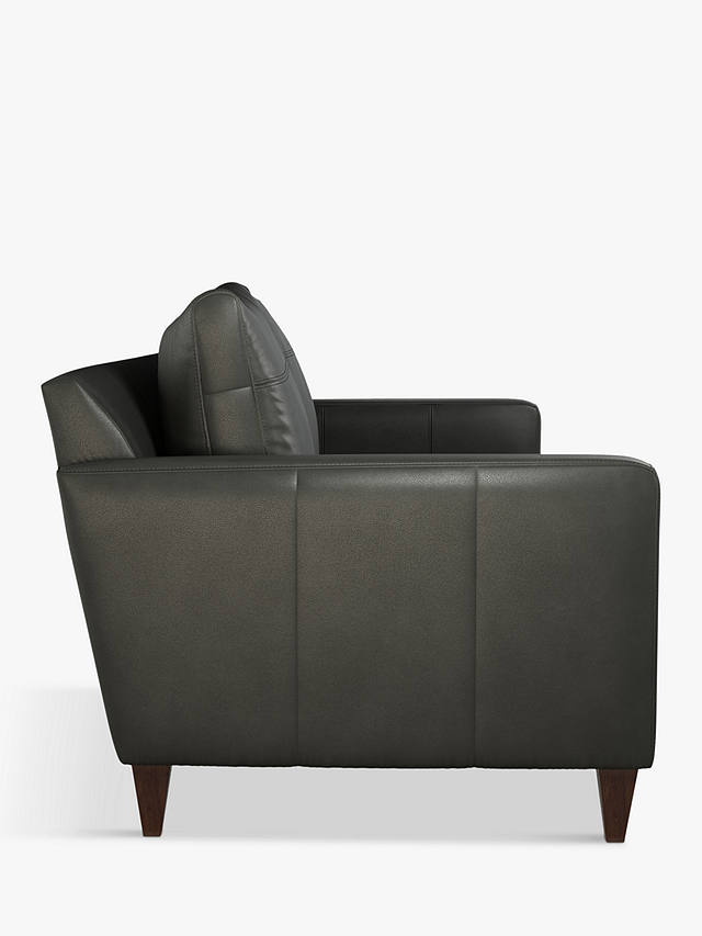 Seater Leather Sofa Light Leg Milan Grey, Milan Grey Leather Sofa