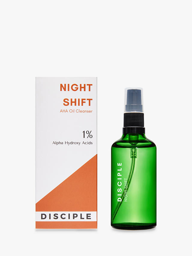 Disciple Night Shift AHA Cleanser Oil & Cloth, 100ml 1