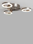 John Lewis Boyd LED 3 Arm Semi Flush Ceiling Light