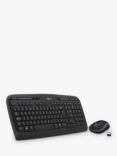 Logitech MK330 Wireless Keyboard and Mouse, Black