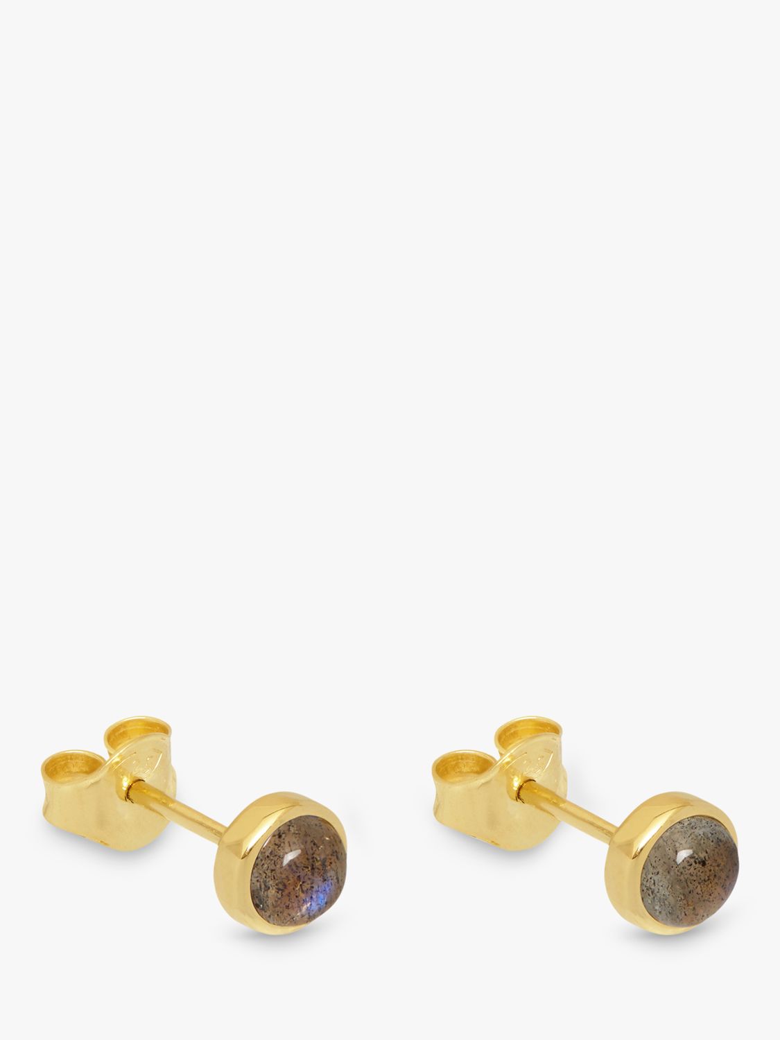 Lola Rose Curio Semi-Precious Stone Stud Earrings, Labradorite