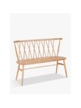 ercol for John Lewis Shalstone 2 Seater Dining Bench, Oak