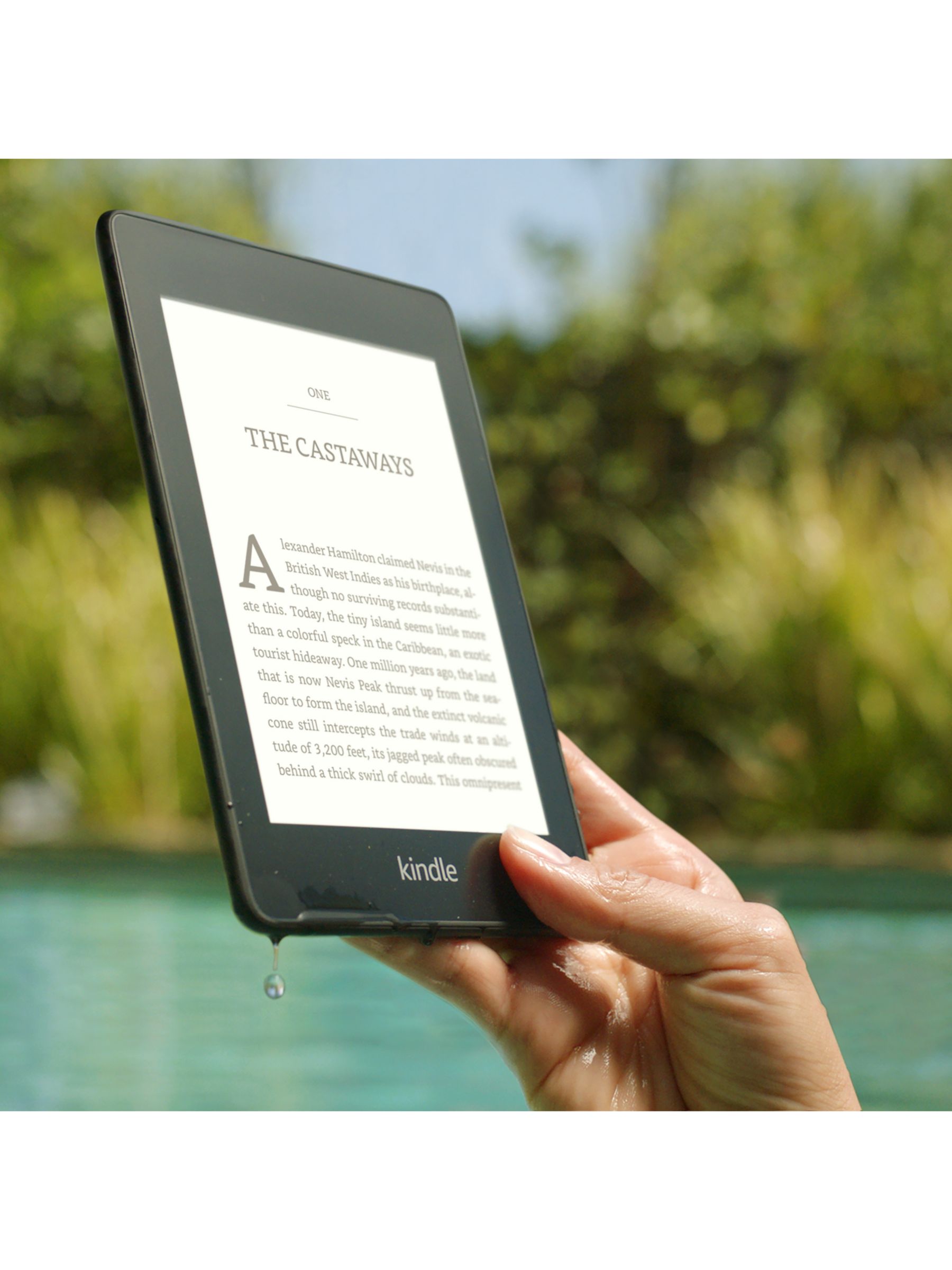 Amazon Kindle Paperwhite, Waterproof eReader, 6" High Resolution