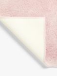 John Lewis Non Slip Cotton Bath Mat, Pale Pink