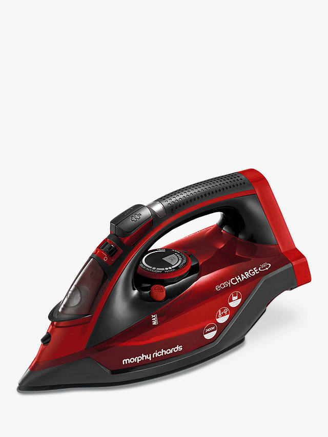 Morphy Richards 303250 EasyCharge Cordless Iron, Red