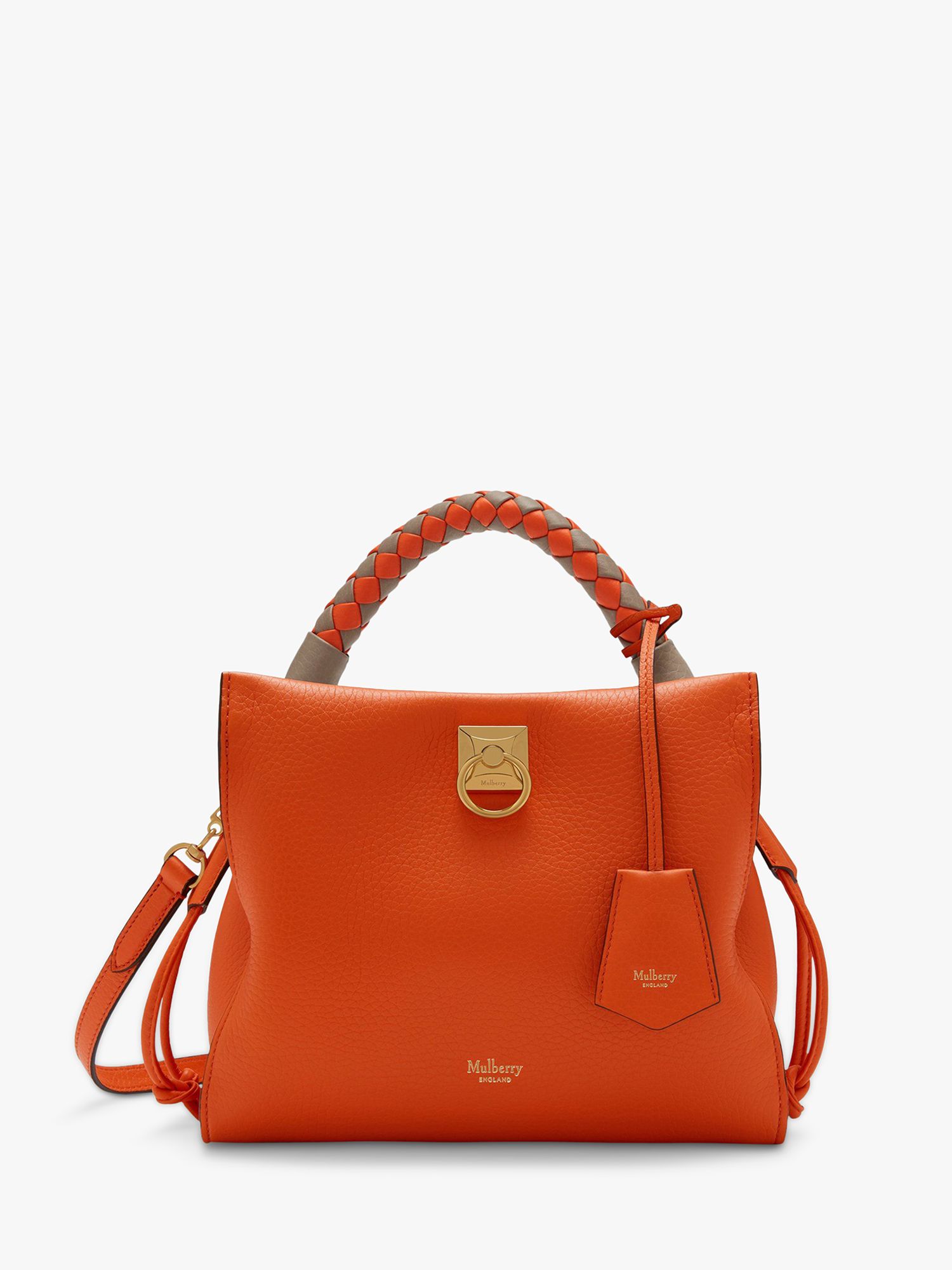 Mulberry Small Iris Heavy Grain & Silky Calf's Leather Shoulder Bag at ...