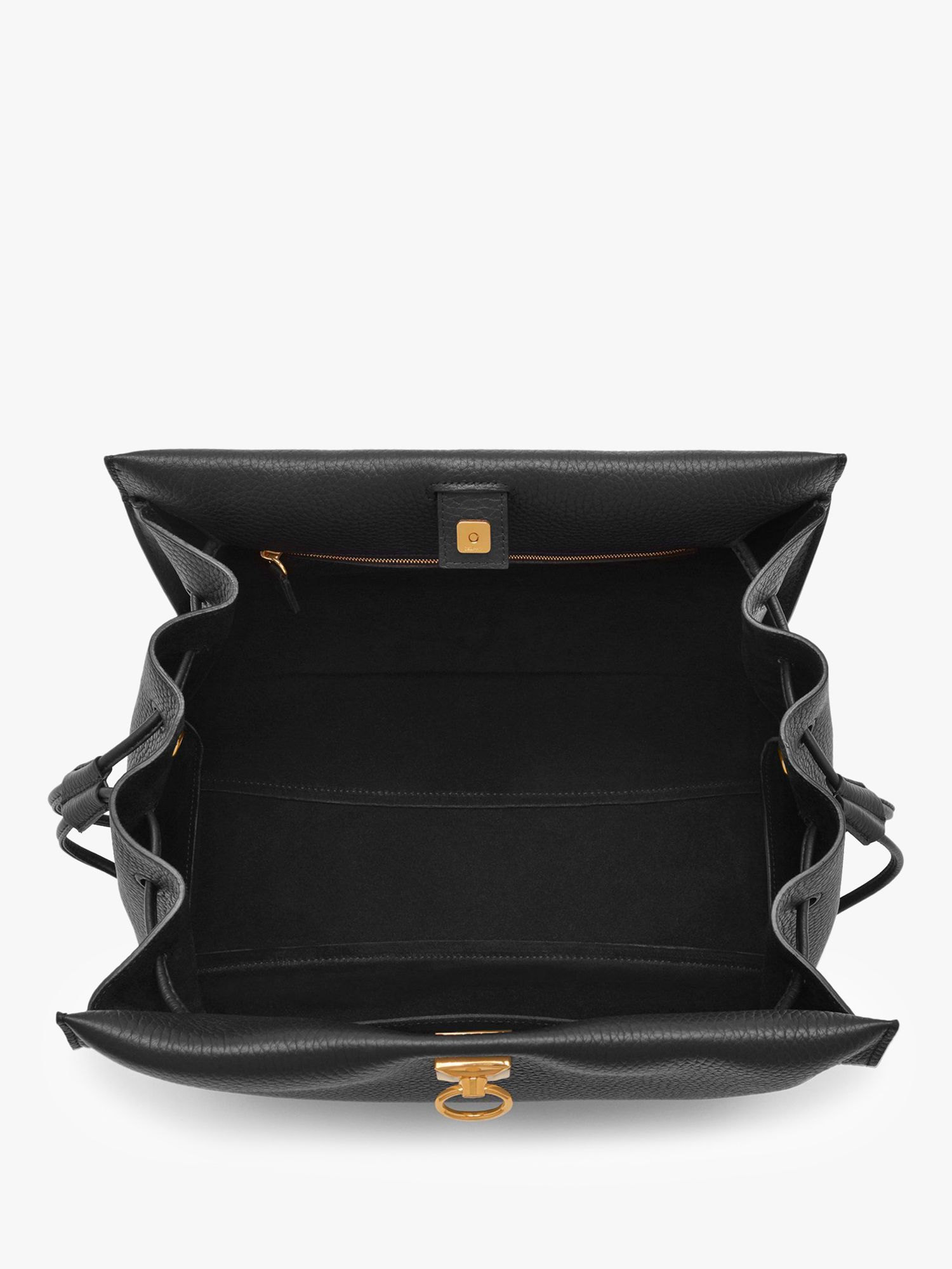 Mulberry Iris Heavy Grain & Silky Calf's Leather Shoulder Bag, Black at ...