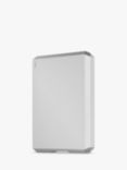 LaCie STHG4000400 External Hard Disk Drive, 4TB, USB Type-C, Silver
