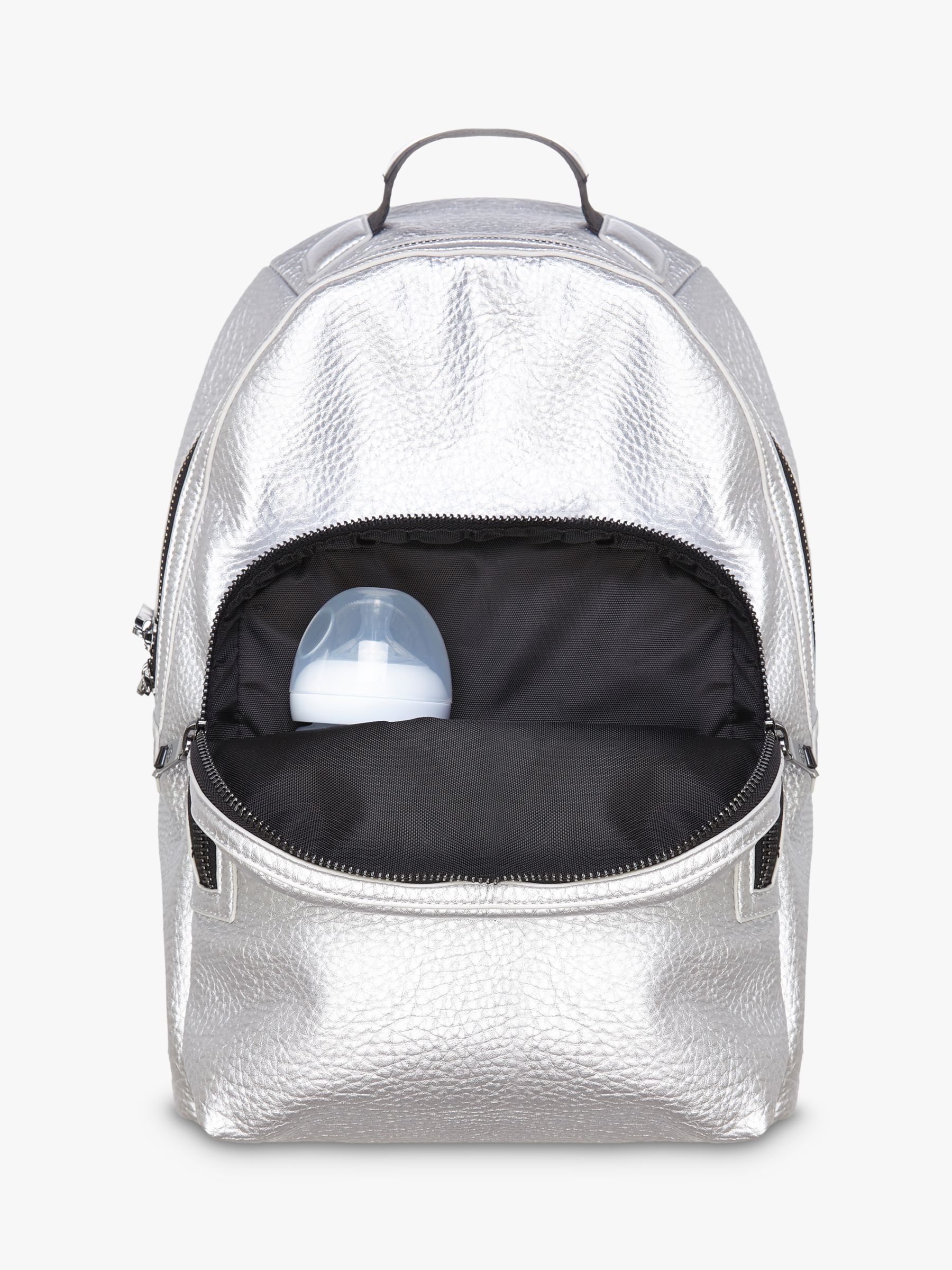Tiba + Marl Elwood Backpack Changing Bag, Silver