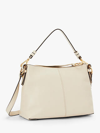 See By Chloé Joan Suede Leather Small Satchel Bag, Cement Beige