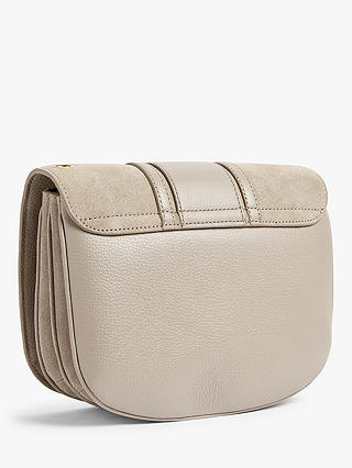 See By Chloé Small Hana Suede Leather Satchel Bag, Motty Grey 