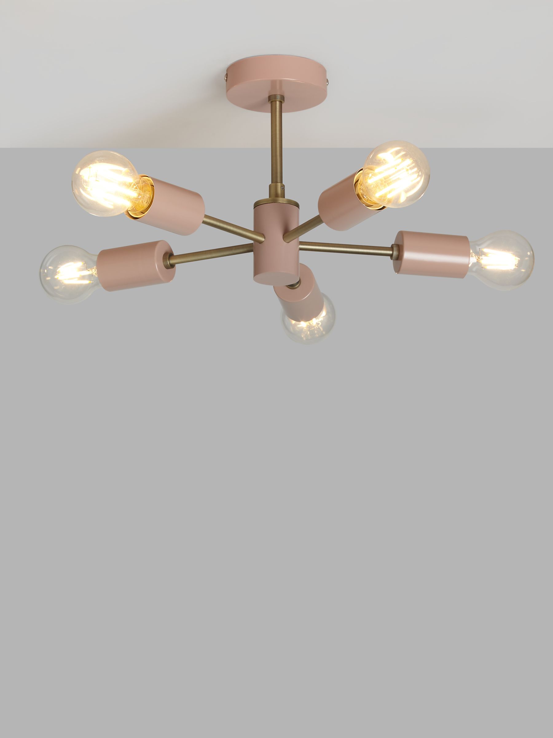 House by John Lewis Spoke Semi Flush Ceiling Light review