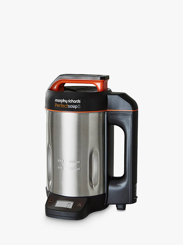 undefined | Morphy Richards 501025 Perfect Soup Maker with Scales, Stainless Steel