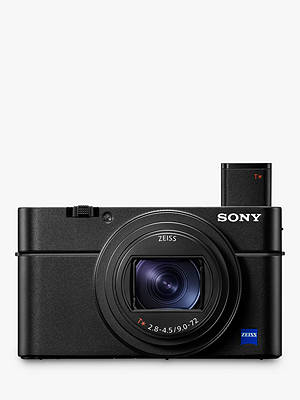 Buy Sony Cyber-shot DSC-RX100 VII Camera, 4K, 20.1MP, 8x Optical Zoom, Wi-Fi, Bluetooth, NFC, OLED EVF, 3" Tiltable Touch Screen Online at johnlewis.com