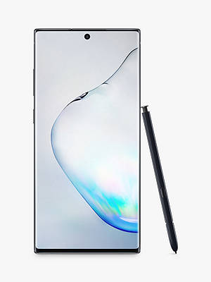 Buy Samsung Galaxy Note10+ Smartphone with S Pen, 6.8", 5G, SIM Free, 256GB, Aura Black Online at johnlewis.com