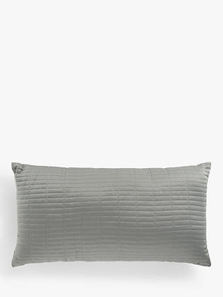 John Lewis & Partners Moda Cushion, Steel