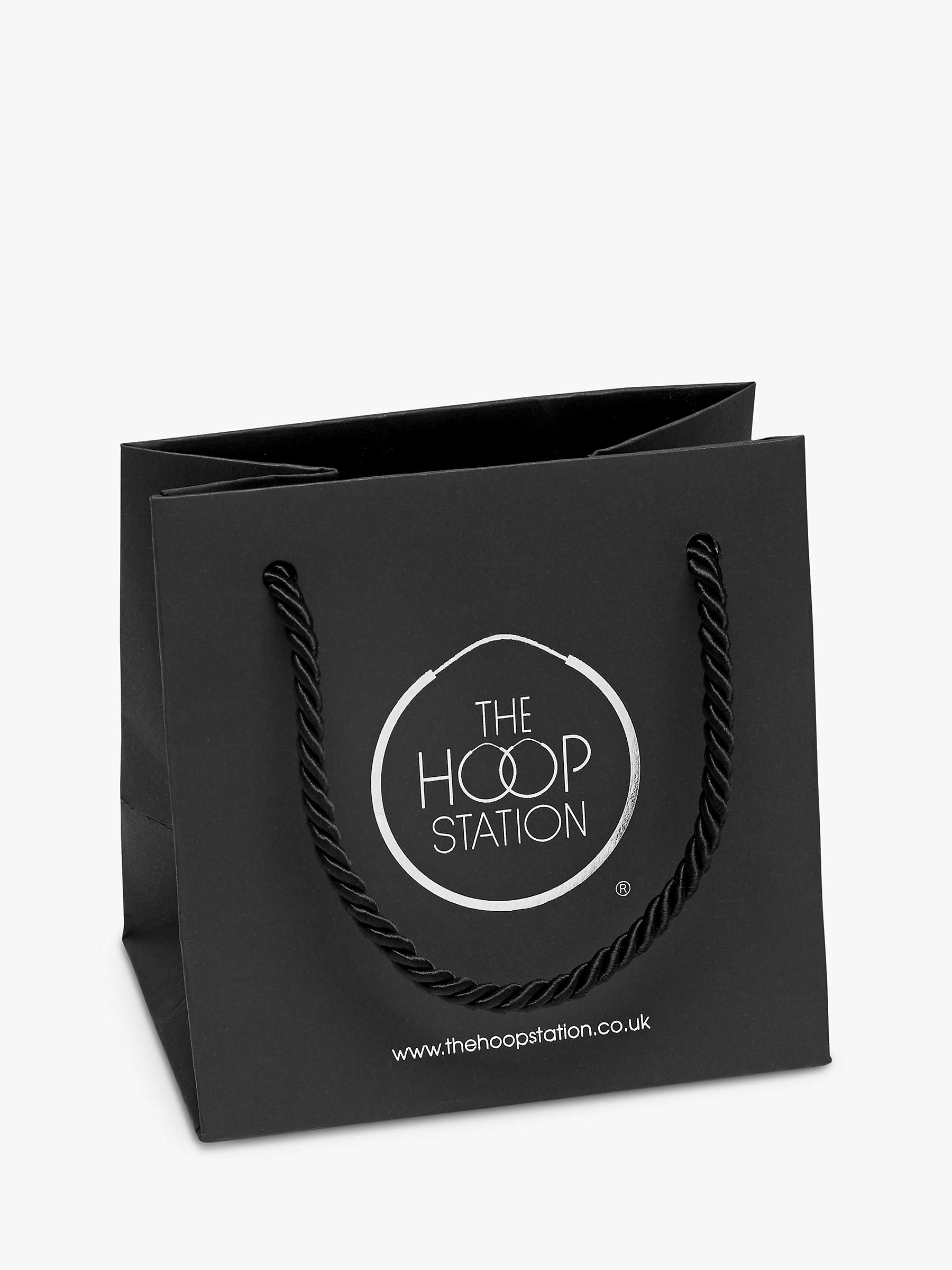 Buy The Hoop Station La Serpente Small Textured Huggie Hoop Earrings Online at johnlewis.com