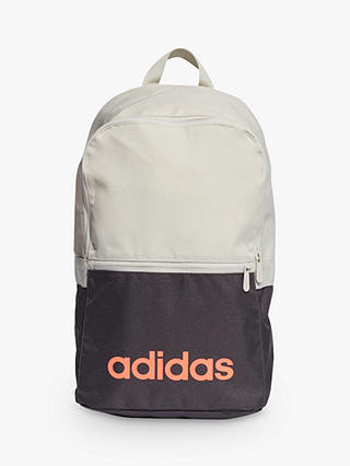 adidas Linear Classic Daily Backpack, Orbit Grey/Coral