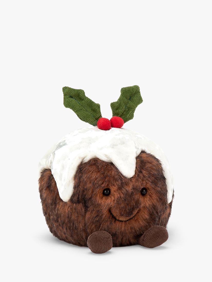 JELLYCAT JELLY CAT AMUSEABLES I AM AMUSEABLE CHRISTMAS PUDDING SOFT TOY BNWT