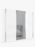 John Lewis & Partners Elstra 250cm Wardrobe Mirrored Sliding Door