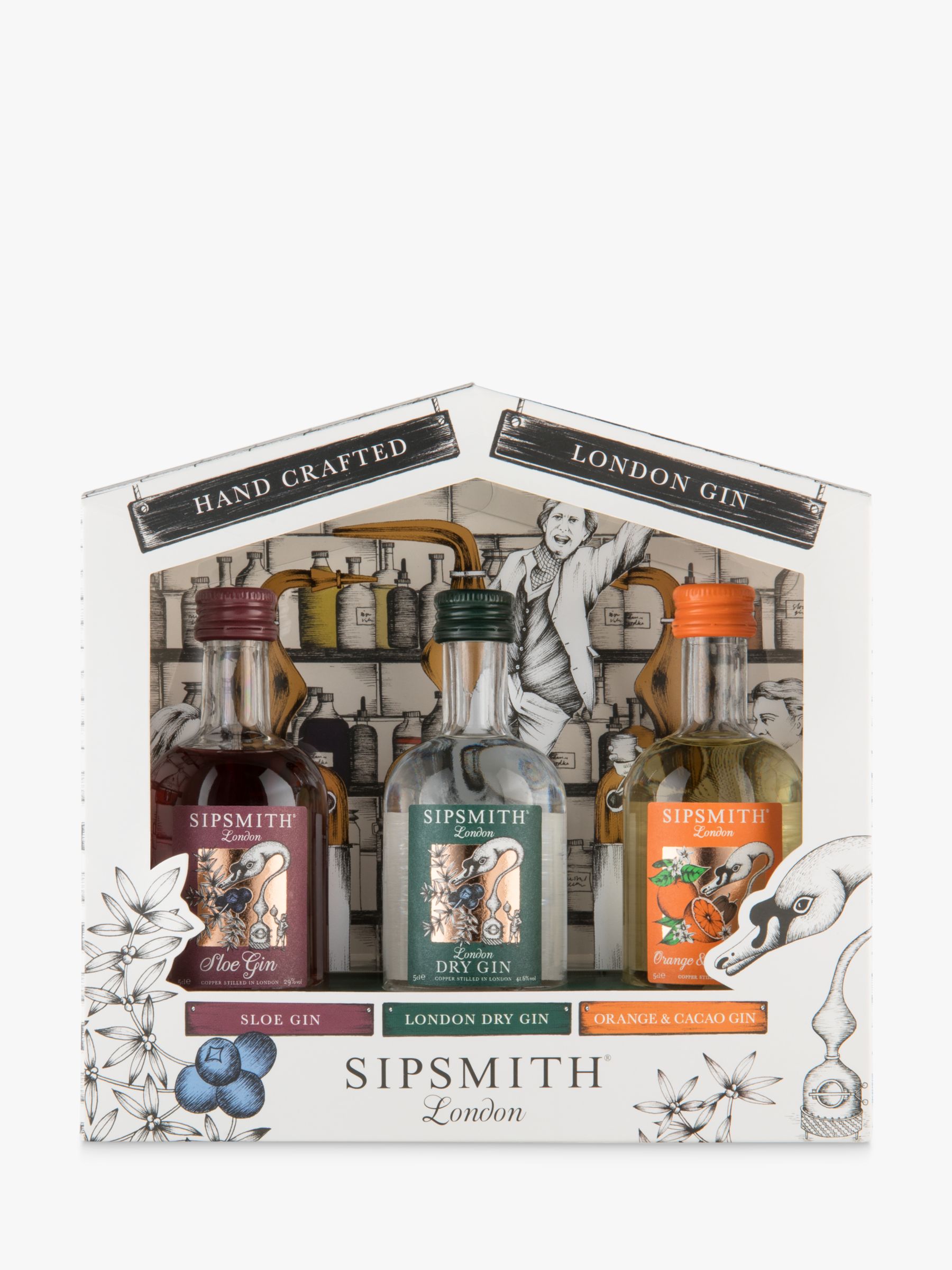 Sipsmith Distillery Gift Set, 3x 5cl