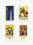 London Transport Museum - Vintage Posters Unframed Prints, Set of 4, 40 x 30cm, Assorted