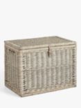 John Lewis Willow Storage Trunk, Grey Wash