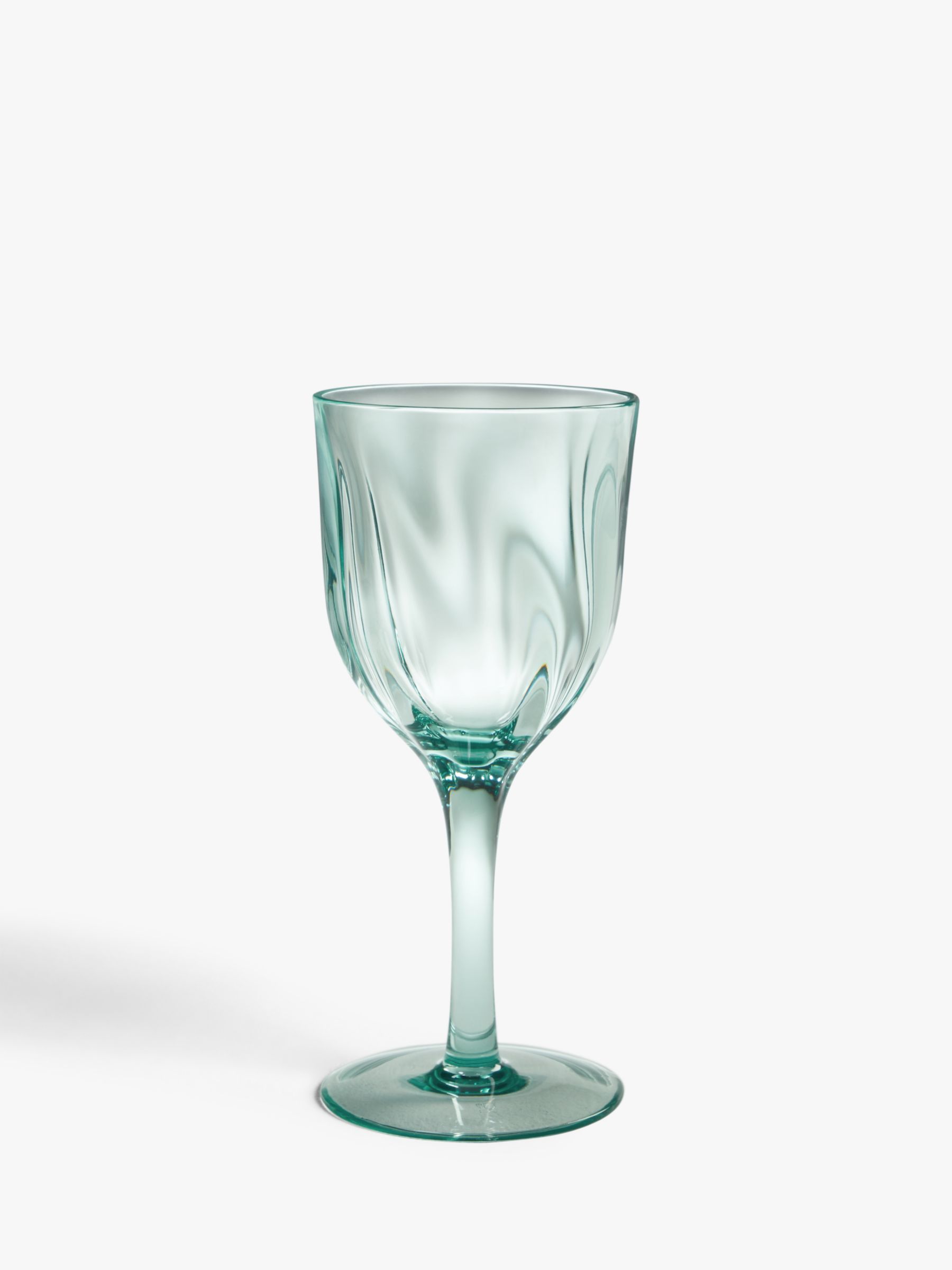 John Lewis & Partners John Lewis & Partners Ripple Recycled Look Acrylic Wine Glass, 380ml