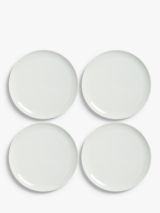 John Lewis ANYDAY Dine Coupe Side Plates, Set of 4, 18cm, White