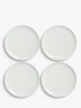 ANYDAY John Lewis & Partners Dine Coupe Side Plates, Set of 4, 18cm, White