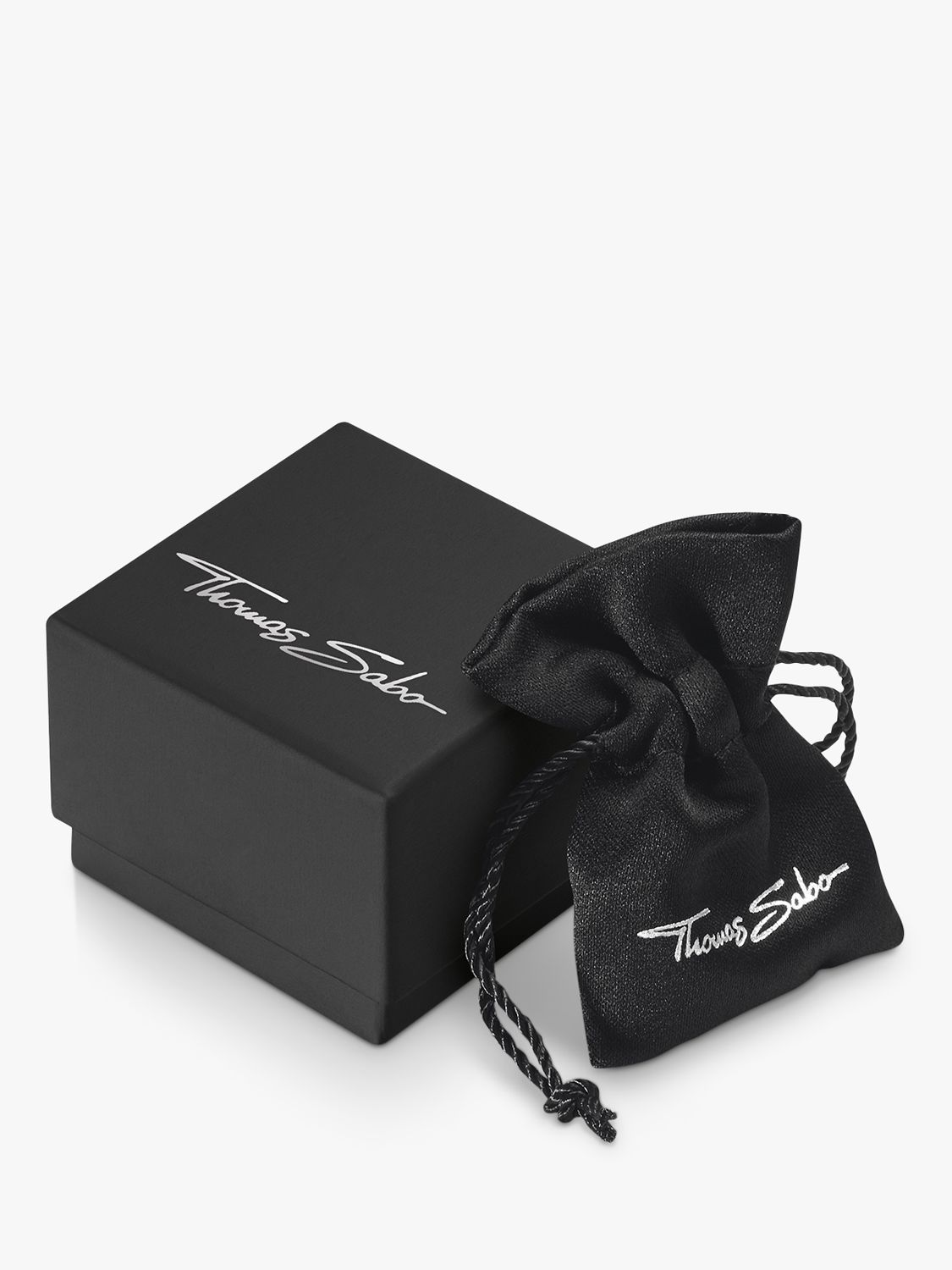 Buy THOMAS SABO Men's Rebel Woven Leather Bracelet Online at johnlewis.com