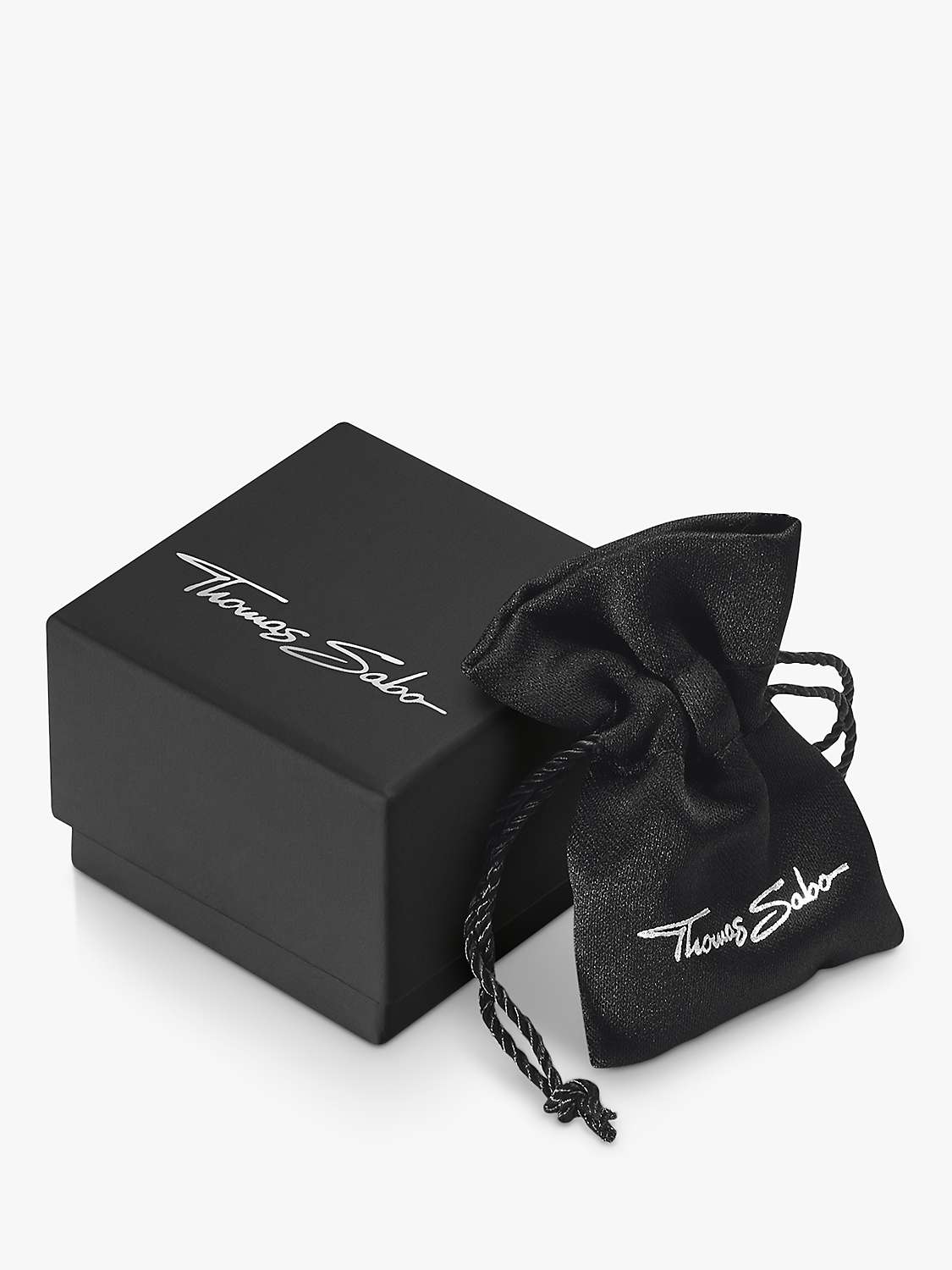 Buy THOMAS SABO Men's Rebel Woven Leather Bracelet Online at johnlewis.com