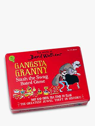 David Walliams Gangsta Granny Stash The Swag Board Game
