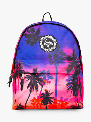 Hype Children's Sunset Palm Backpack, Purple
