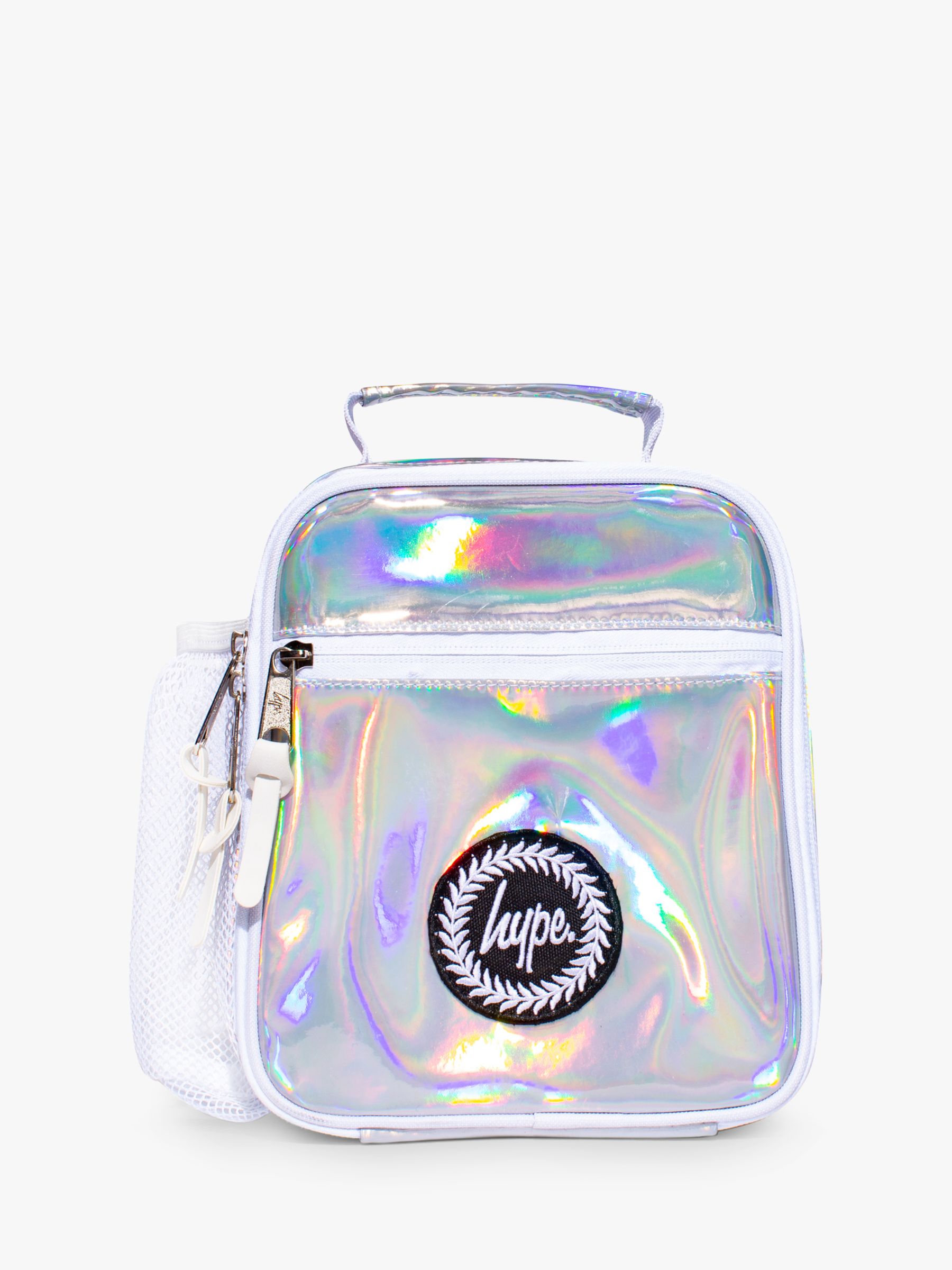 Hype Children's Holographic Lunchbox, Silver