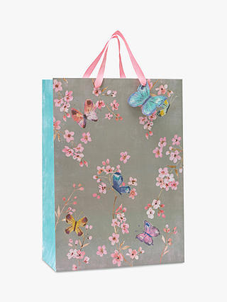 John Lewis & Partners Butterfly Blossom Gift Bag