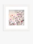 Jane Morgan - 'Poppy & Pinks' Framed Print & Mount, 33.5 x 33.5cm, Pink/Multi