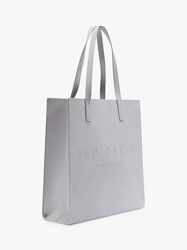 Ted Baker Soocon Large Icon Shopper Bag, Light Grey 