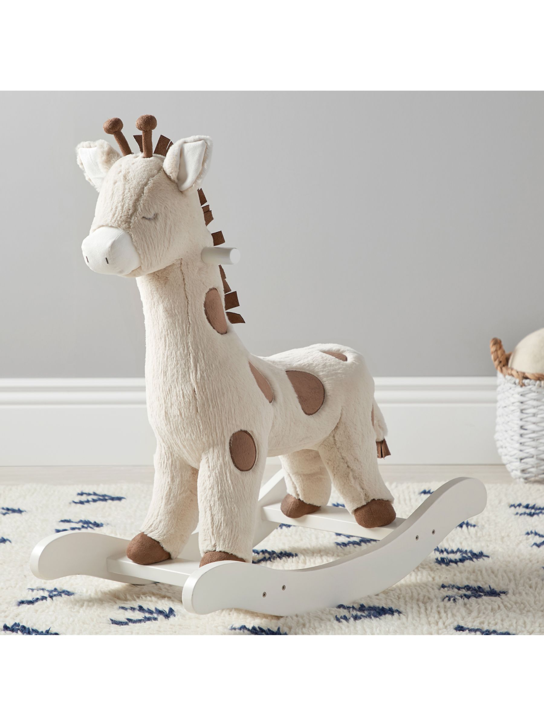 pottery barn unicorn rocking horse