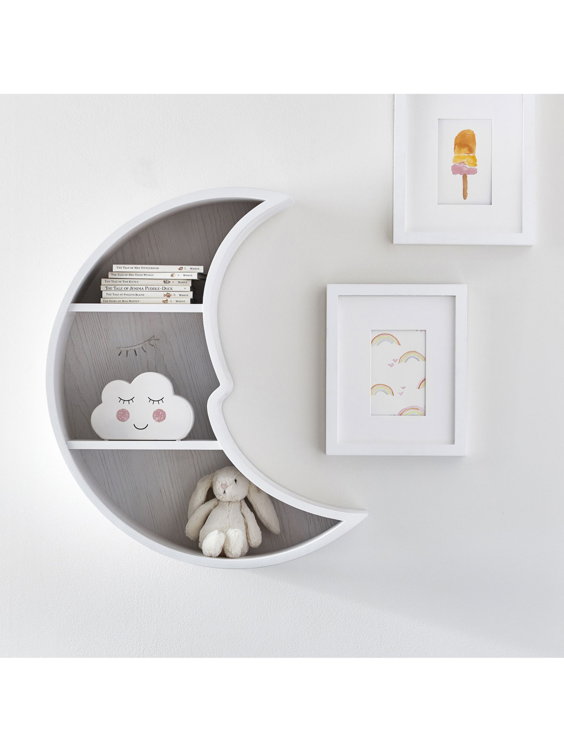 Pottery Barn Kids Moon Shaped Shelf At John Lewis Partners