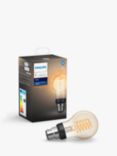 Philips Hue White 7W B22 LED Dimmable Smart Classic Filament Bulb with Bluetooth