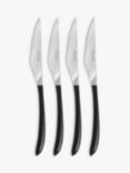 Robert Welch Contour Noir Steak Knives, Set of 4