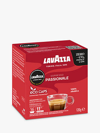 Lavazza Passionale A Modo Mio Espresso Eco Capsules, Pack of 16