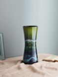 Poole Pottery Maya Hourglass Vase, H34cm, Green